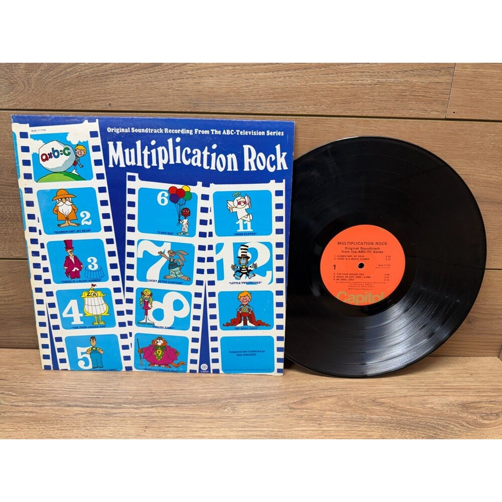Vintage 1973 Multiplication Rock Vinyl LP Record Capitol SJA-11174 Schoolhouse
